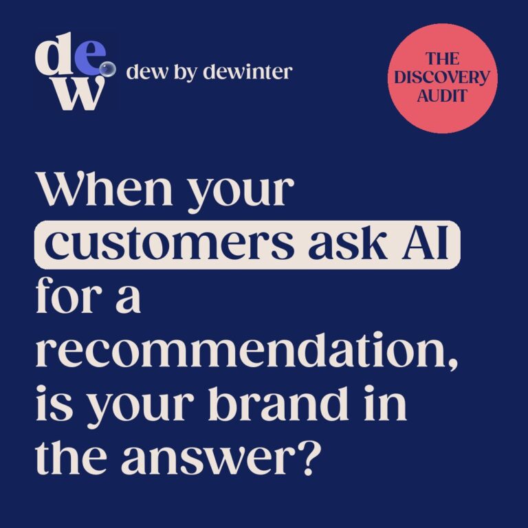 dew AI Discovery marketing